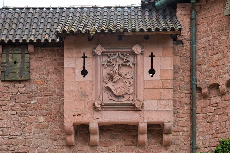 Coat of Arms of Thierstein family,Haut-Koenigsbourg Castle, Alsace, France | Haut-Koenigsbourg Castle - Alsace, France (IMG_2995.jpg)