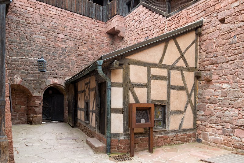 Lower Courtyard, Haut-Koenigsbourg Castle, Orschwiller, Alsace, France | Haut-Koenigsbourg Castle - Alsace, France (IMG_3012.jpg)