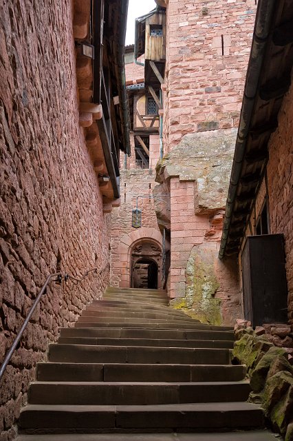 Stairs to Inner Courtyard, Haut-Koenigsbourg Castle, Alsace, France | Haut-Koenigsbourg Castle - Alsace, France (IMG_3013.jpg)