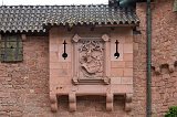 Coat of Arms of Thierstein family,Haut-Koenigsbourg Castle, Alsace, France