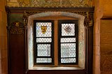 Window, Haut-Koenigsbourg Castle, Orschwiller, Alsace, France