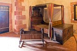 Room in the Southern Apartments, Haut-Koenigsbourg Castle, Alsace, France