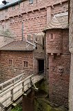 Drawbridge, Haut-Koenigsbourg Castle, Orschwiller, Alsace, France