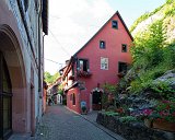 Narrow Street, Kaysersberg, Alsace, France