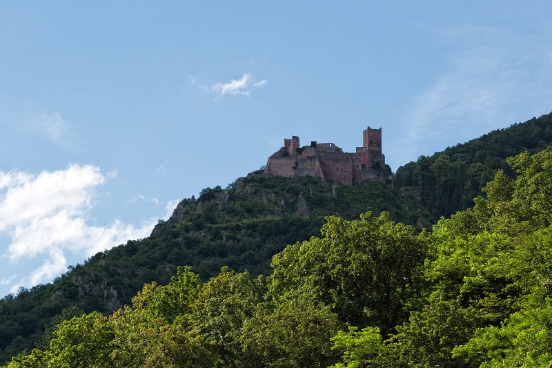 Saint-Ulrich Castle as seen from Ribeauvillé, Alsace, France | Ribeauvillé - Alsace, France (IMG_3467.jpg)