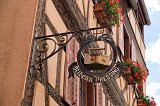 Sign of Ironning Shop, Ribeauvillé, Alsace, France