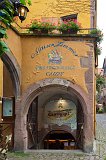 Entrance to "Maison Zimmer" Wine Makers, Riquewihr, Alsace, France