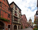 The Nail Maker's House and View of the Dodler, Riquewihr, Alsace, France