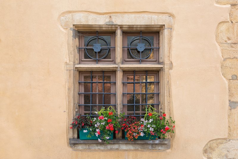 Flowers in a Window, Turckheim, Alsace, France | Turckheim - Alsace, France (IMG_2460.jpg)
