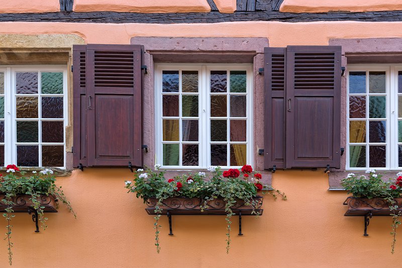 Colorful Windows, Turckheim, Alsace, France | Turckheim - Alsace, France (IMG_2496.jpg)