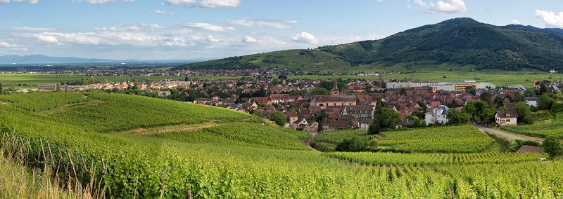 Panoramic View of Turckheim, Alsace, France | Turckheim - Alsace, France (IMG_2929_30_31_32_33.jpg)