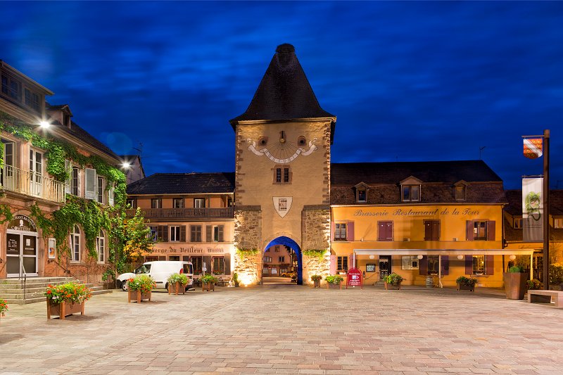 France Tower Gate by Night, Turckheim, Alsace, France | Turckheim - Alsace, France (IMG_2976.jpg)