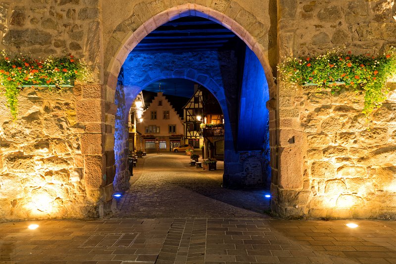 Entrance Gate by Night, Turckheim, Alsace, France | Turckheim - Alsace, France (IMG_2979.jpg)