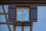 Window and Flowers, Turckheim, Alsace, France