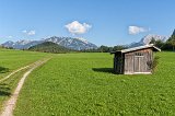 Hut in Gerold, Garmisch-Partenkirchen, Bavaria, Germany