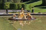 Water Parterre fountain in Linderhof Palace (Schloss Linderhof), Ostallgäu, Bavaria, Germany