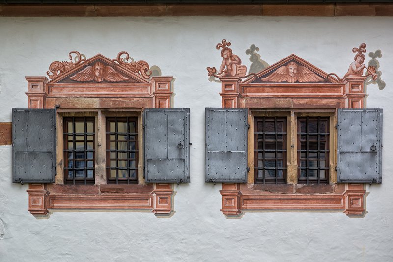 Decorated Windows, Freiburg im Breisgau, Baden-Württemberg, Germany | Freiburg im Breisgau - Baden-Württemberg, Germany (IMG_5032.jpg)