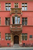 Doorway of House of the Whale, Freiburg im Breisgau, Baden-Württemberg, Germany