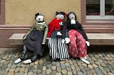Three Ladies on a Bench, Freiburg im Breisgau, Baden-Württemberg, Germany