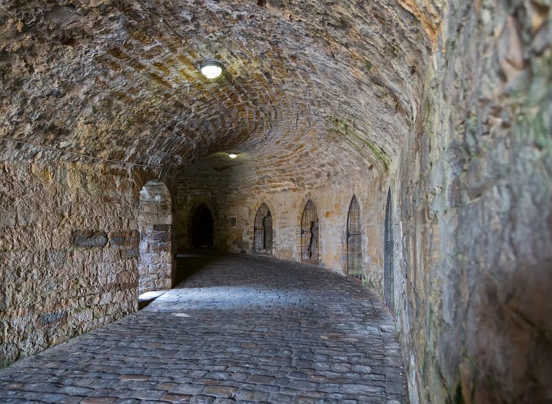 Tunnel inside Hohenzollern Castle, Hechingen, Germany | Hohenzollern Castle - Hechingen, Germany (IMG_7145_46.jpg)