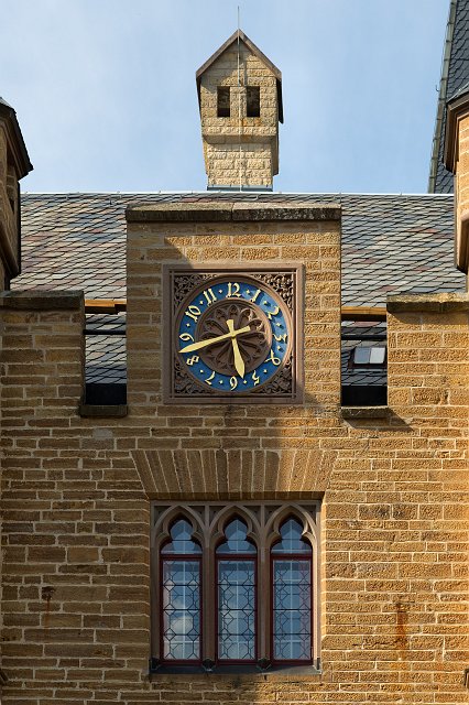 Clock and Window, Hohenzollern Castle, Hechingen, Germany | Hohenzollern Castle - Hechingen, Germany (IMG_7240.jpg)