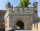 Gatehouse and Walls of Hohenzollern Castle, Hechingen, Germany