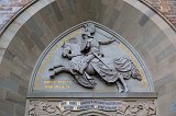 Details of Eagle's Gate, Hohenzollern Castle, Hechingen, Germany