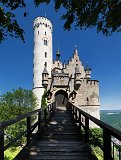 Entrance to Lichtenstein Castle, Honau, Germany