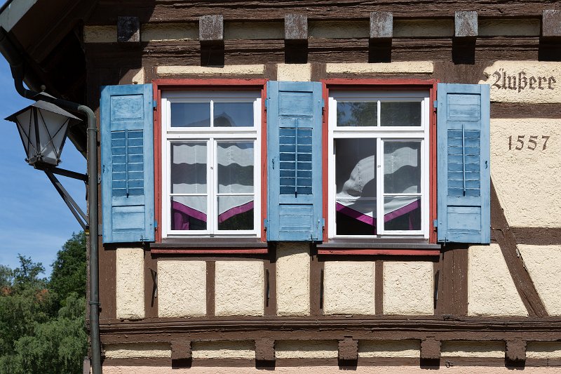 Windows of the Outer Mill House, Schiltach, Baden-Württemberg, Germany | Schiltach - Baden-Württemberg, Germany (IMG_5945.jpg)