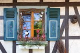 Decorated Window, Schiltach, Baden-Württemberg, Germany