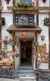 Entrance to Master Carver Club, Triberg im Schwarzwald, Germany