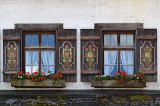 Decorated Windows, Triberg im Schwarzwald, Germany