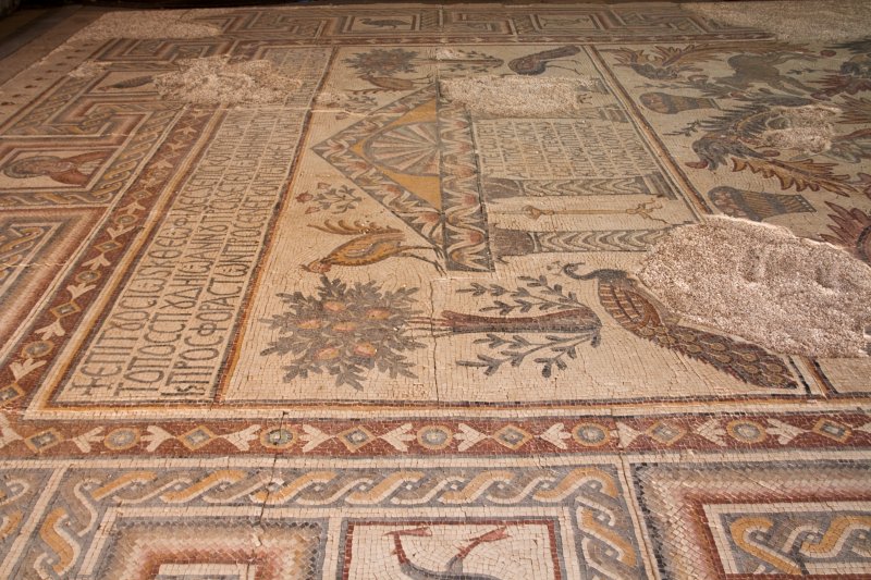 Mount Nebo – Mosaic floor from the church | Jordan - Madaba, Mount Nebo and Umm al Rassas (IMG_7568.jpg)