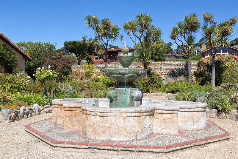 Mission San Carlos Borromeo de Carmelo, Carmel Forecourt Fountain at