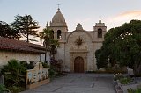 Mission San Carlos Borromeo de Carmelo at Sunset, Carmel, California