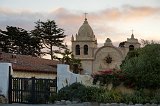 Carmel Mission at Sunset, Carmel-by-the-Sea, California
