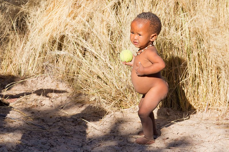 Young Baby Playing | Bushmen People - Grootfontein, Namibia (IMG_5664.jpg)