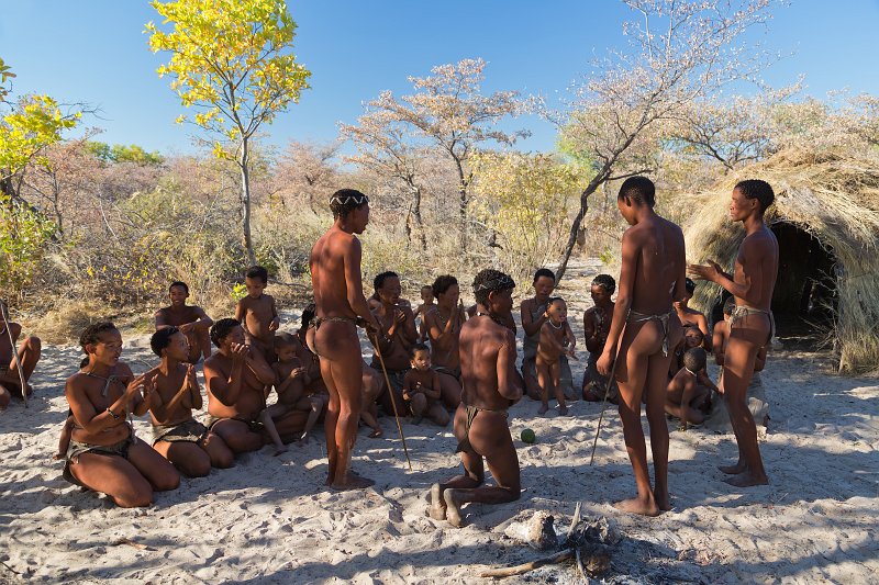 Bushmen People Preparing for Dance Trance | Bushmen People - Grootfontein, Namibia (IMG_5756.jpg)
