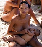 Bushmen Mother and Baby