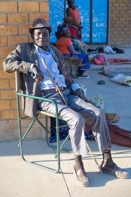 Man on his Portable Chair, Opuwo, Namibia | Damaraland and Kaokoland - Namibia (IMG_4245.jpg)