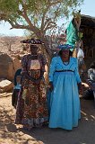 Herero Women in their Distinctive Traditional Dress, Namibia