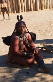 Himba Woman in Traditional Clothing