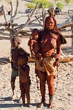 Himba Woman and Her Baby, Namibia