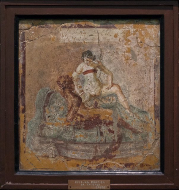 Erotic scene, Pompeii | Naples National Archaeological Museum (IMG_1695.jpg)