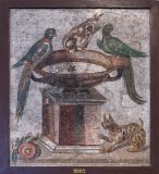 Mosaic with Drinking Birds