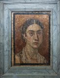 Female Portrait mosaic, Pompeii