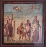 The sacrifice of Iphigenia from House of the Tragic Poet, Pompeii