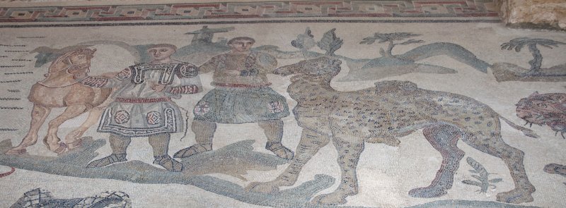 Mosaic floor in Villa Romana del Casale - Corridor of the Great Hunt | Sicily - Villa Romana del Casale (IMG_9136_37.jpg)