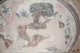 Mosaic floor in Villa Romana del Casale - the Triclinium - The Glorification of Hercules