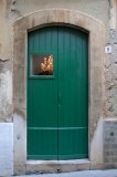 A decorated door in Ortygia